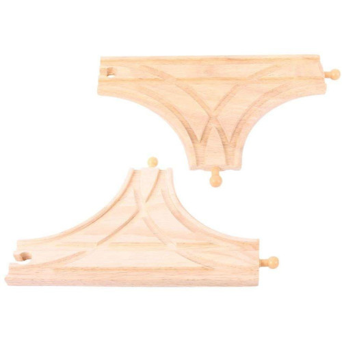 Bigjigs Rail T výhybka 2ks