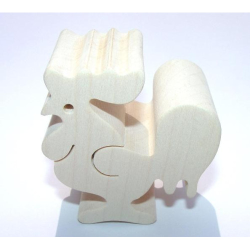 Fauna Dřevěné zvířátko kohout