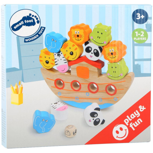 small foot Dřevěná motorická hra balancující archa