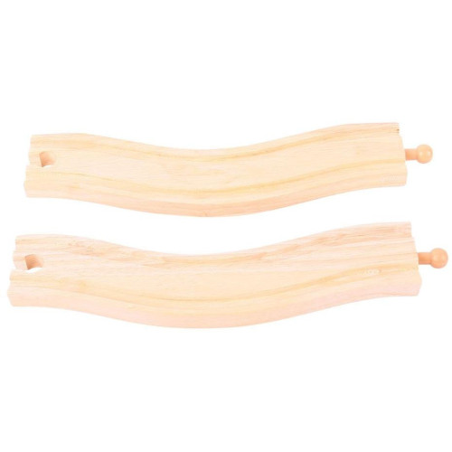 Bigjigs Rail Obloukové koleje 22 cm 2 ks
