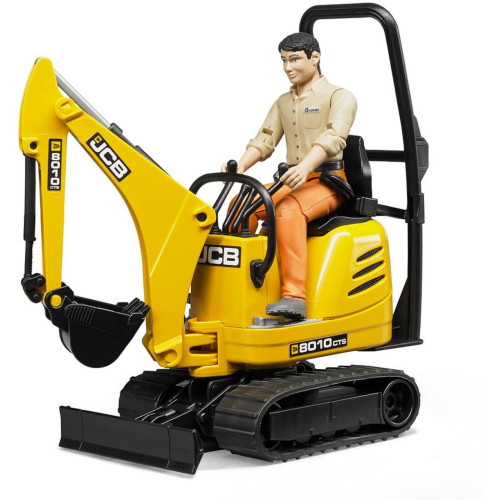Bruder BWORLD Mikrobagr JCB s figurkou