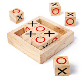 Bigjigs Toys Dřevěné piškvorky kostky