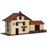 Walachia Dřevěná slepovací stavebnice Vlakové nádraží