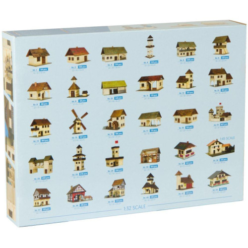 Walachia Dřevěná slepovací stavebnice Vlakové nádraží