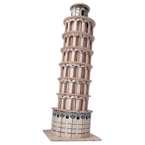 Woodcraft Dřevěné 3D puzzle slavné budovy šikmá věž