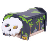 Bigjigs Rail Tunel s výhybkou jeskyně lebka