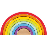small foot Dřevěné hračky motorická duha
