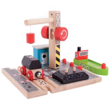 Bigjigs Rail Uhelný dok s jeřábem