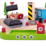 Bigjigs Rail Uhelný dok s jeřábem