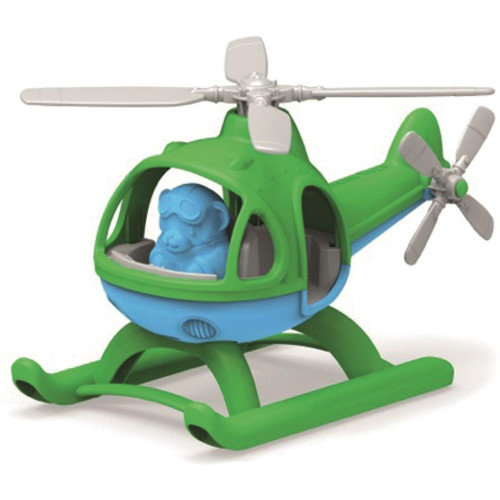 Green Toys Vrtulník zelený