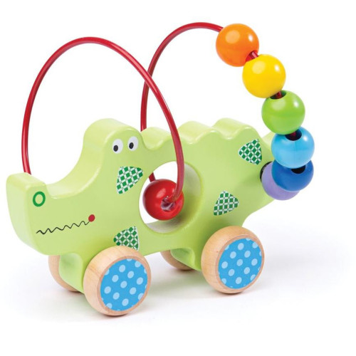 Bigjigs Baby Motorický labyrint krokodýl