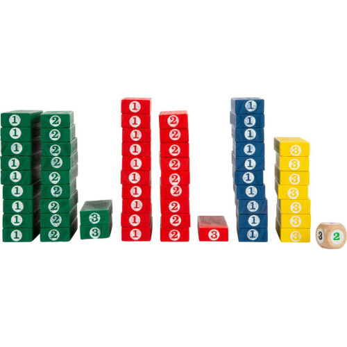 small foot Dřevěná barevná hra Jenga