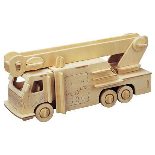 Woodcraft Dřevěné 3D puzzle hasiči