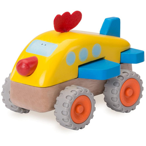 Wonderworld Dřevěné Mini letadlo kuře