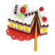 Small Foot Dřevěný narozeninový krájecí dort