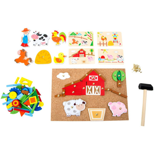 small foot Dřevěná kreativní hra farma