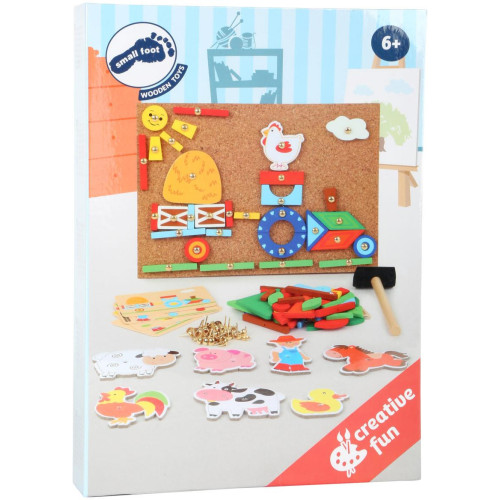 small foot Dřevěná kreativní hra farma