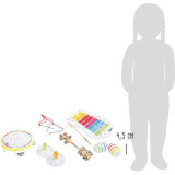 small foot Dřevěný muzikální hudební set s puntíky