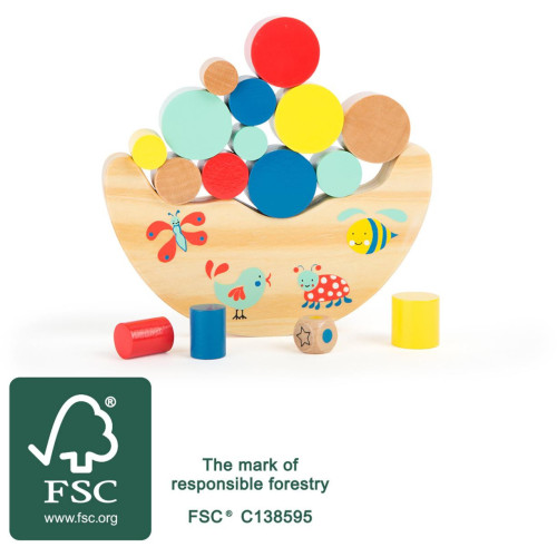 Small Foot Motorické hračky lesní balanční hra