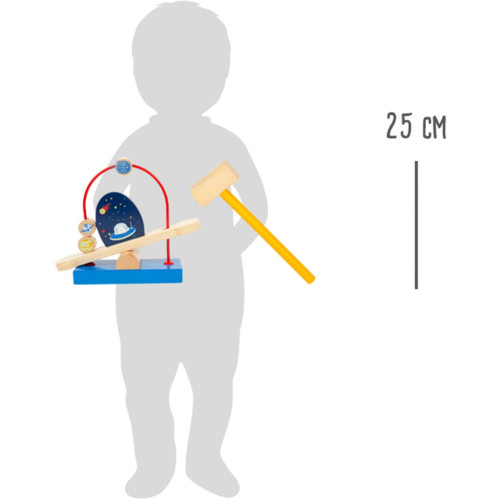 Small Foot Houpací labyrint s kladívkem Space
