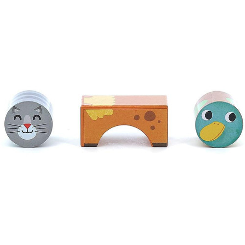 Vilac Dřevěné zvukové kostky Farma