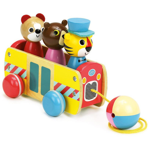 Vilac Tahací autobus se zvířátky