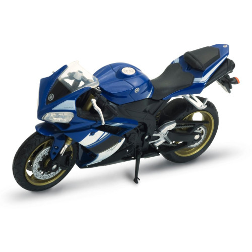 Welly Motocykl Yamaha YZF-R1 1:18 modrá