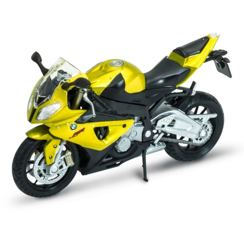Welly Motocykl BMW S1000RR 1:18 zlatý