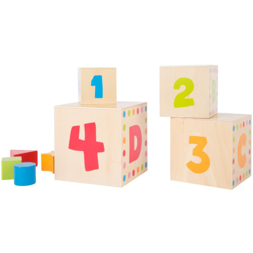 small foo  Didaktické vkládací kostky ABC