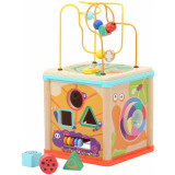 Small Foot Dřevěná motorická kostka Garden