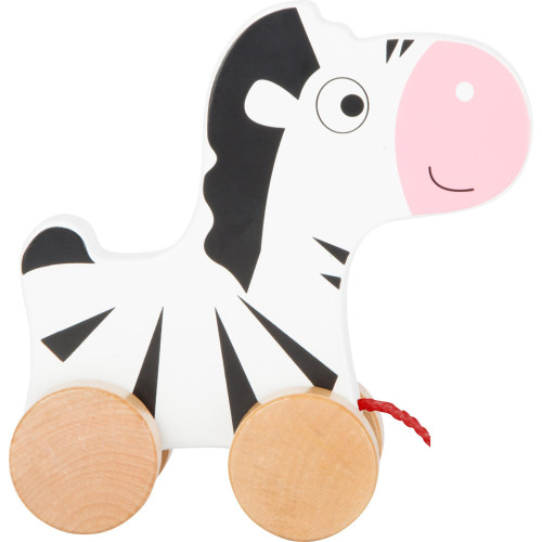 Small Foot Dřevěná tahací zebra