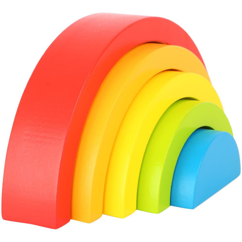 small foot Skládací kostky duha