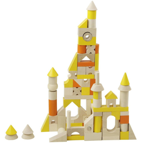 Detoa Dřevěné kostky L 96 dílků