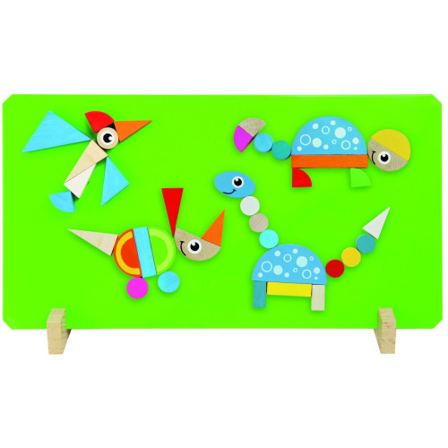 Detoa Magnetické puzzle DINO