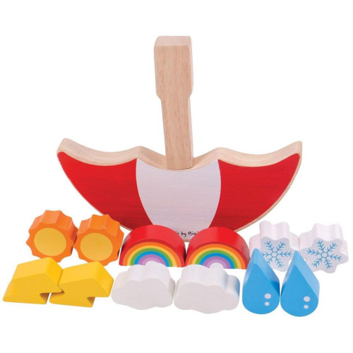 Bigjigs Toys Balanční hra Počasí