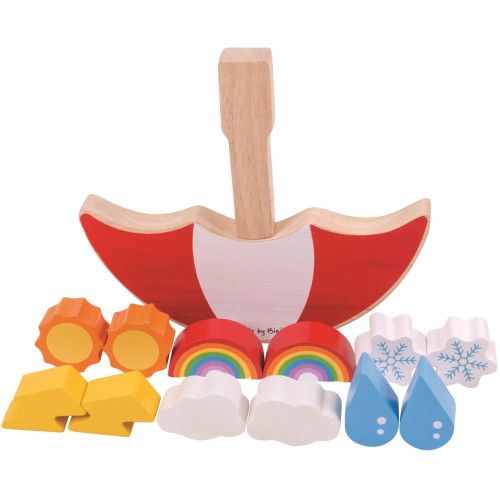 Bigjigs Toys Balanční hra Počasí