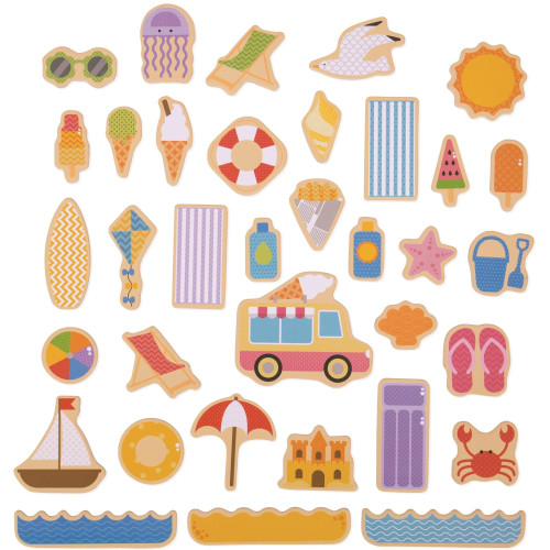 Bigjigs Toys Magnetky prázdniny u moře