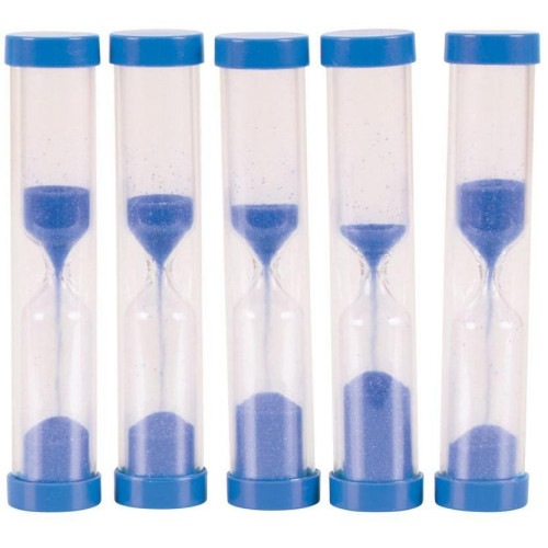 Bigjigs Toys Přesýpací hodiny 5 minut 1 ks modré