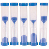 Bigjigs Toys Přesýpací hodiny 5 minut 1 ks modré