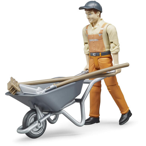 Bruder BWORLD Set komunal s figurkou