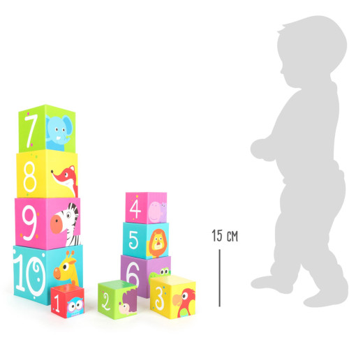 small foot Dřevěná věž se zvířátky