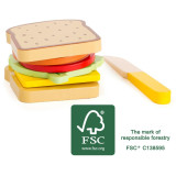 Small Foot Dřevěný sendvič