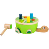 small foot Dřevěná zatloukačka želva