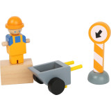 small foot Dřevěný jeřáb s příslušenstvím