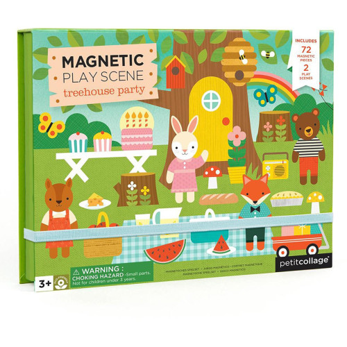 Petit Collage Magnetické divadlo zvířátkový dům