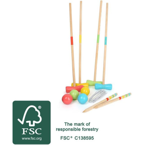 Small Foot Dřevěný kroket Aktive