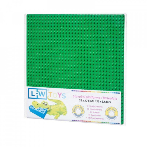 L-W Toys Základová deska 32x32 tmavě zelená