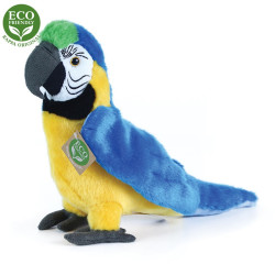 Rappa Plyšový papoušek Ara Ararauna 24 cm ECO-FRIENDLY
