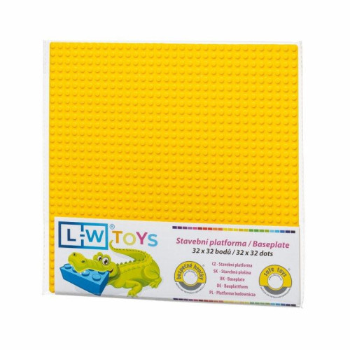 L-W Toys Základová deska 32x32 žlutá