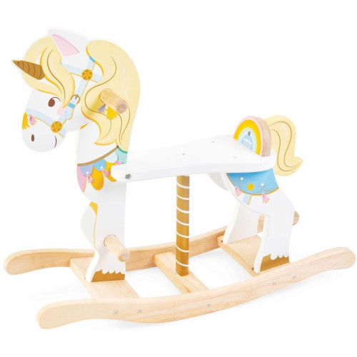 Le Toy Van Petilou Dřevěný houpací jednorožec